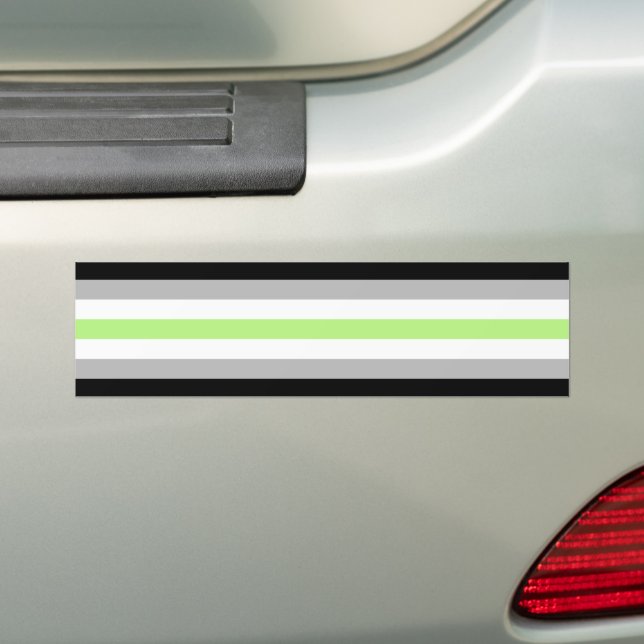 Flag für LGBTQ-Agender Autoaufkleber (Auf Auto)