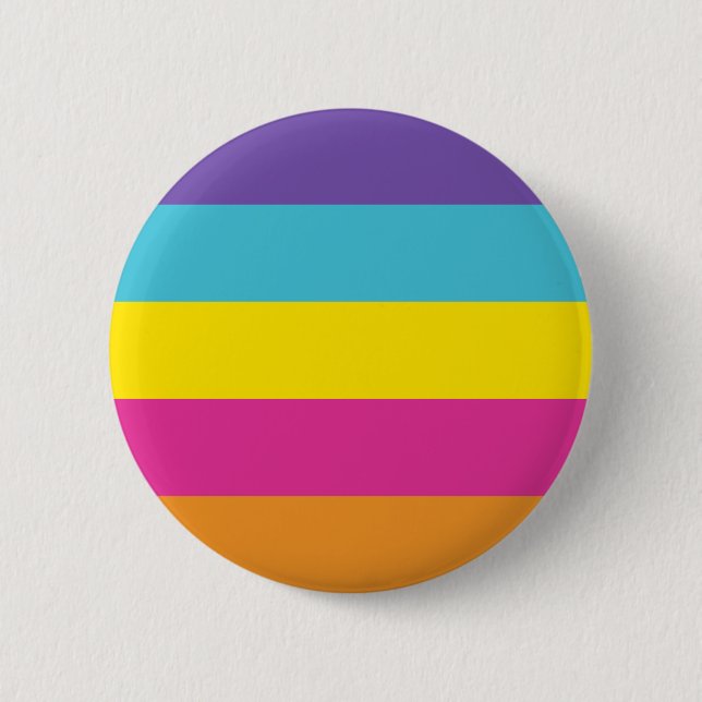 Flag für nicht binäre Geschlechter Button (Vorderseite)