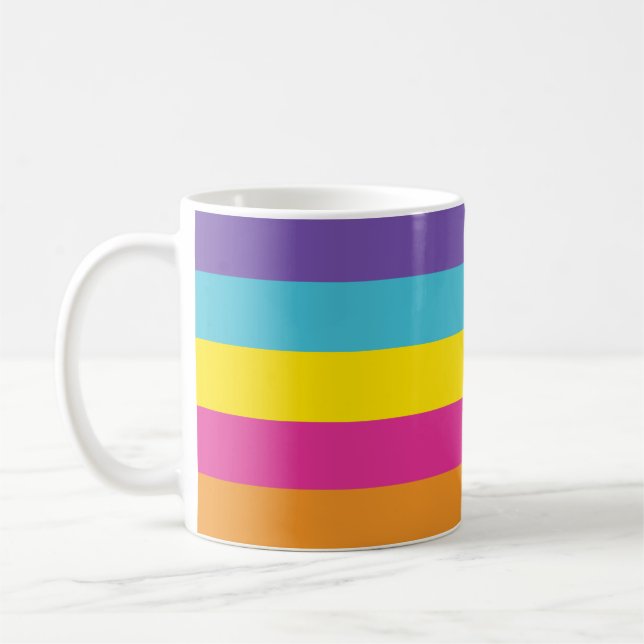 Flag für nicht binäre Geschlechter Kaffeetasse (Links)