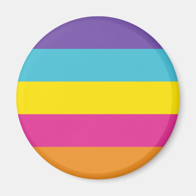 Flag für nicht binäre Geschlechter Magnet (Vorne)