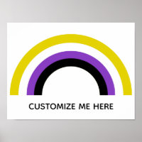 Flag für nicht binäre Regenbogen, nicht binäre Sto