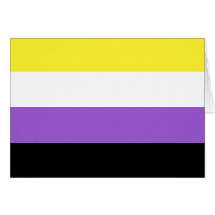 Flag für nichtbinäre Pride