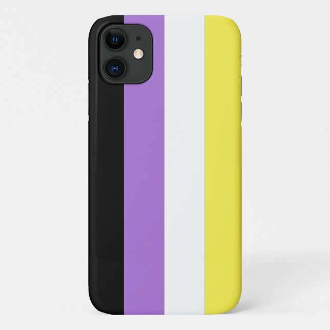 Flag für nichtbinäre Pride Case-Mate iPhone Hülle (Rückseite)