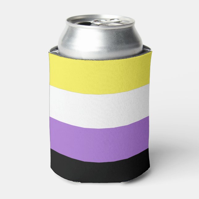 Flag für nichtbinäre Pride Dosenkühler (Kanne Vorderseite)