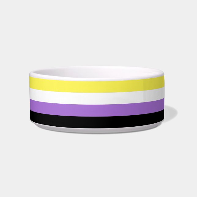 Flag für nichtbinäre Pride Napf (Vorderseite)