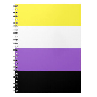Flag für nichtbinäre Pride Notizblock