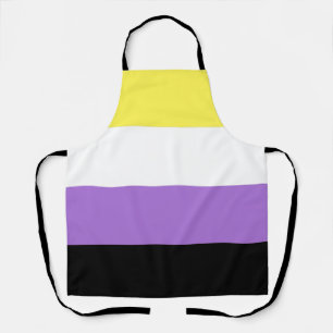 Flag für nichtbinäre Pride Schürze