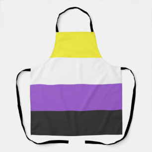 Flag für nichtbinäre Pride Schürze