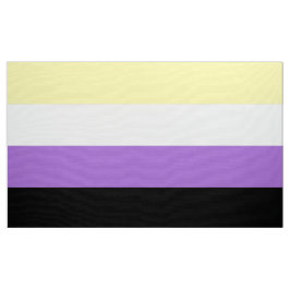 Flag für nichtbinäre Pride Stoff