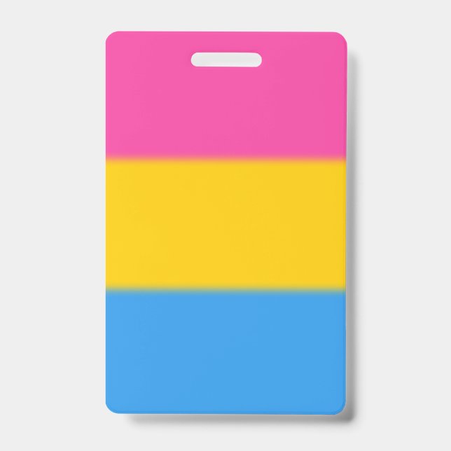 Flag für Pansexual Pride Ausweis (Vorderseite)