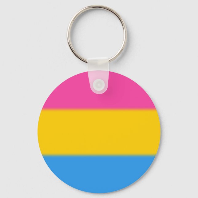 Flag für Pansexual Pride Schlüsselanhänger (Vorderseite)