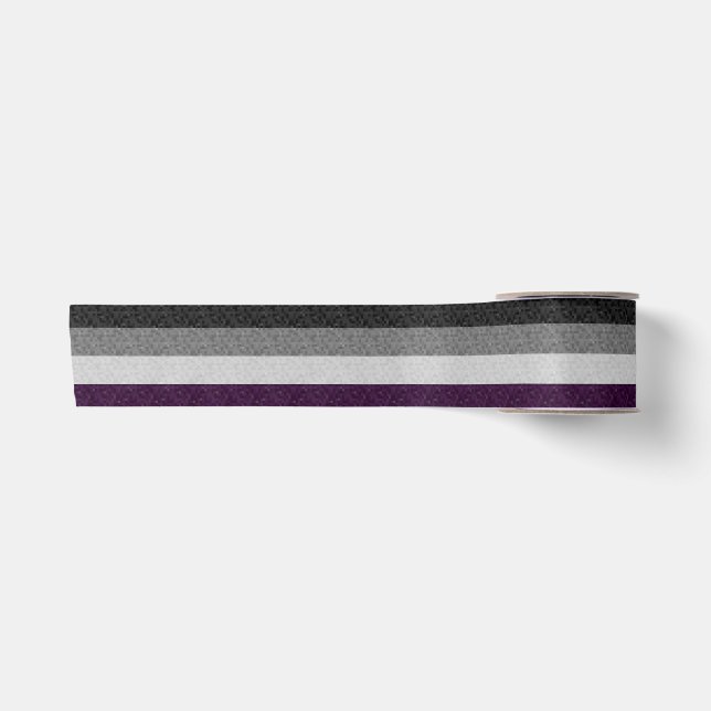 Flag für Pixel mit gleichbleibender Wiederholung e Satinband (Vorderseite)
