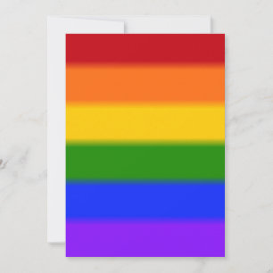 Flag für Regenbogen-Gay Pride Einladung