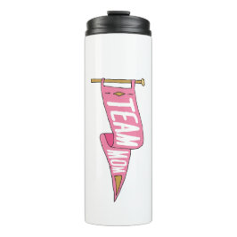 Flag für Team Mama Mommy Squad Mama Mama Thermosbecher