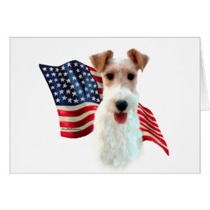 Flag für Wire Fox Terrier