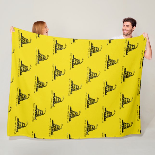 Flag Gadsden Rattlesnake: Revolutionärer Krieg 177 Fleecedecke (Beispiel)