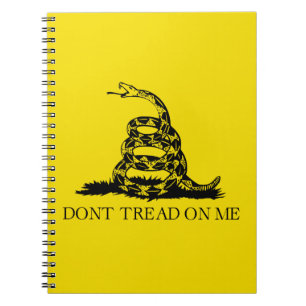 Flag Gadsden Rattlesnake: Revolutionärer Krieg 177 Notizblock
