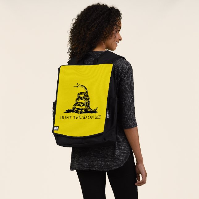 Flag Gadsden Rattlesnake: Revolutionärer Krieg 177 Rucksack (Ausgewaschen)