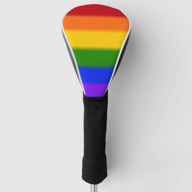 Flag-Gay Pride Golf Headcover (Vorderseite)