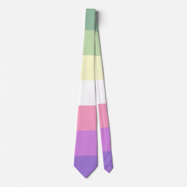 Flag Genderfade Krawatte (Vorderseite)