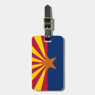 Flag-Gepäckmarke Arizona Gepäckanhänger