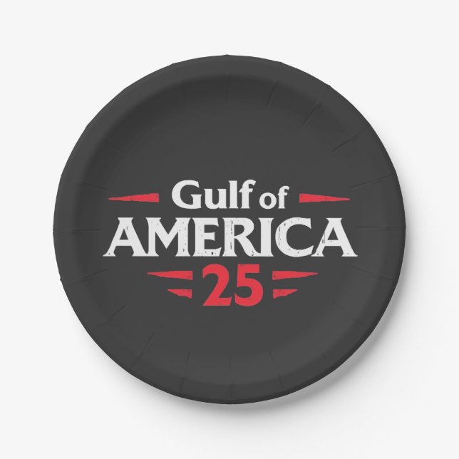 Flag Golf of America Patriotic American Trump USA Pappteller (Vorderseite)