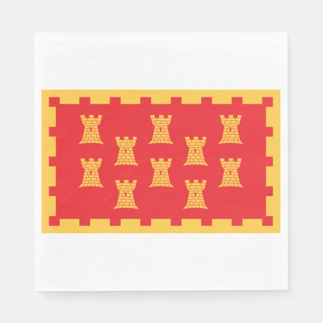 Flag Greater Manchester (UK Landkreis) Serviette (Vorderseite)