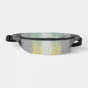 Flag Groovy Boho Trippy Abstrakt Demifluid Pride Bauchtasche