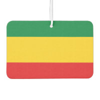 Flag Grün, Gold (Gelb) und Rot