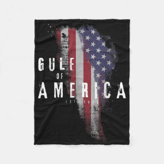 Flag "Gulf of US 2025" - Vintages Amerika _7 Fleecedecke