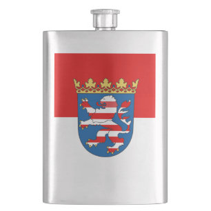 Flag Hesse Hip Flask Flachmann