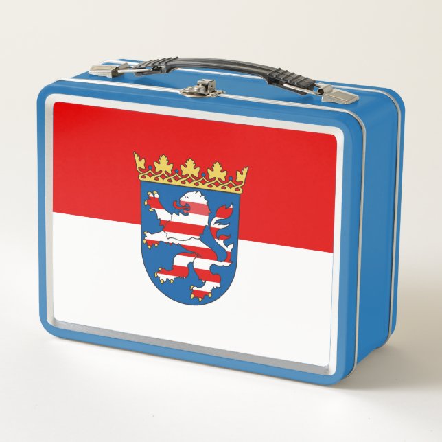 Flag Hesse Metal Lunch Box (Vorderseite)