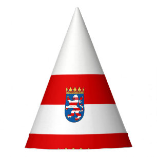 Flag Hesse Party Hat Partyhütchen