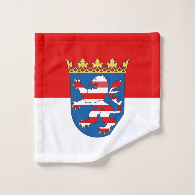 Flag Hesse Wash Cloth Waschlappen (Waschlappen)