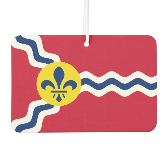 Flag HesseFlag von St. Louis, Missouri-Notebook Autolufterfrischer (Vorderseite)