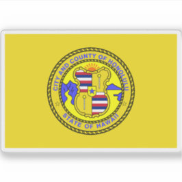 Flag Honolulu, Hawaii_(1969-1981, 1985-1994) Aufkleber
