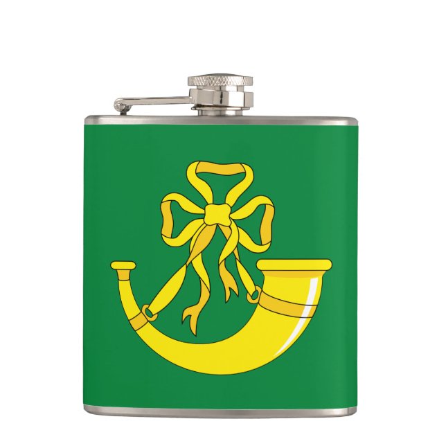 Flag Huntingdonshire Hip Flask Flachmann (Vorderseite)