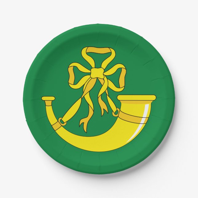 Flag Huntingdonshire Paper Tellers Pappteller (Vorderseite)