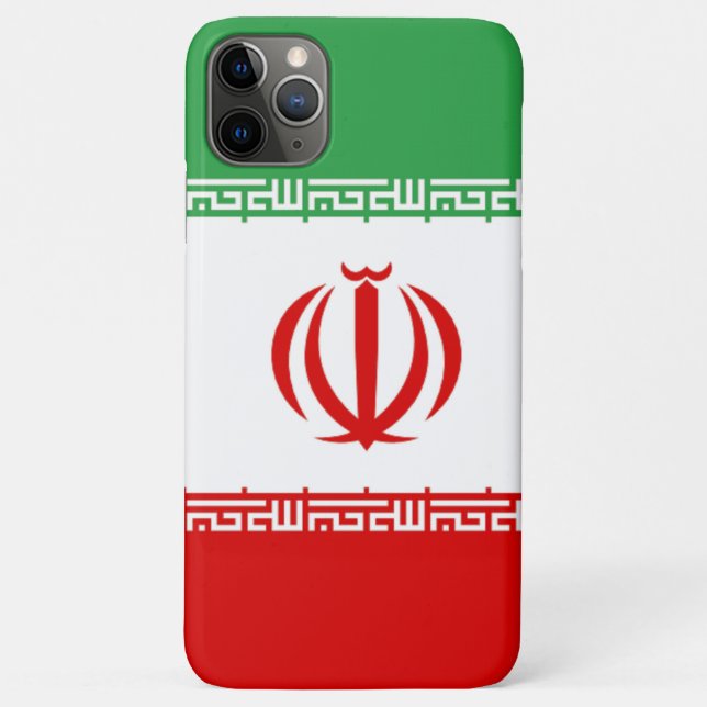 Flag Iran Case-Mate iPhone Fall Hülle (Rückseite)