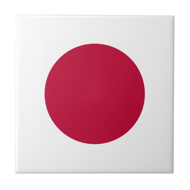 Flag Japan Keramik Tile Fliese (Vorderseite)