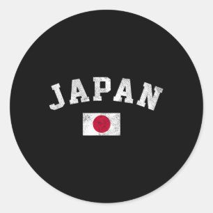 Flag Japan Prix Roots Independence Day Runder Aufkleber