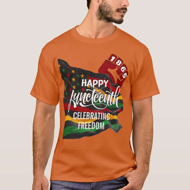 Flag JUNETEENTH 1865 T-Shirt (Vorderseite)