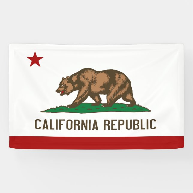 FLAG KALIFORNIEN - BANNER (Horizontal)