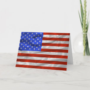 Flag-Karte der Vereinigten Staaten Karte