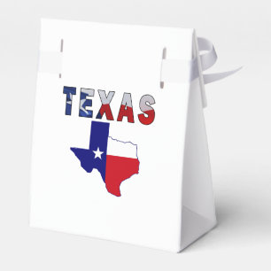 Flag-Karte mit Texas Geschenkschachtel