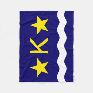 Flag Kinshasa, Kongo Fleece Blanket