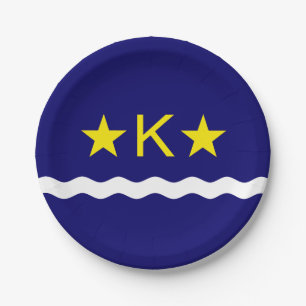 Flag Kinshasa, Kongo Paper Teller