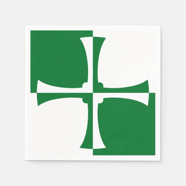 Flag Kirkcudbright Paper Napkins Serviette (Vorderseite)