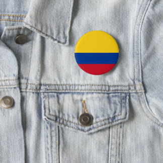 Flag Kolumbien Button