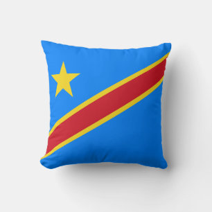 Flag Kongo Kinshasa Kissen